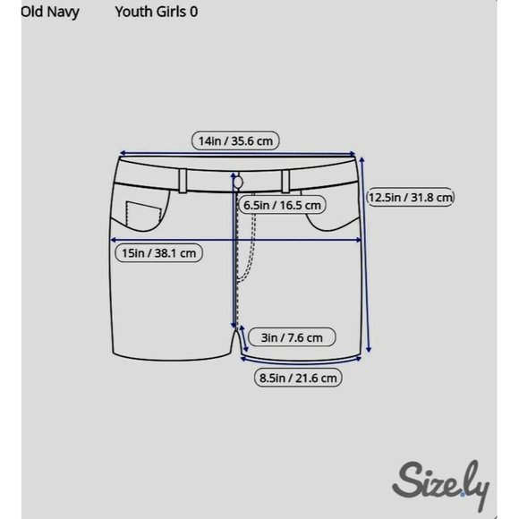 Old Navy Diva Juniors Teen 0 Light Blue Distressed Cutoff Denim Jean Shorts - Picture 9 of 9